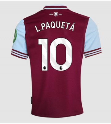 West Ham United Lucas Paqueta #10 Replika Hjemmebanetrøje 2024-25 Kortærmet